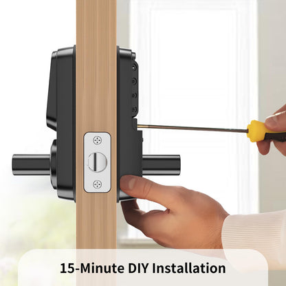Smart Keyless Door Lock with Fingerprint & APP