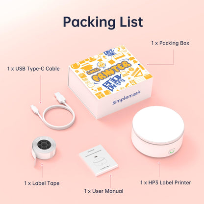 Mini Bluetooth Label Maker for Home & Office