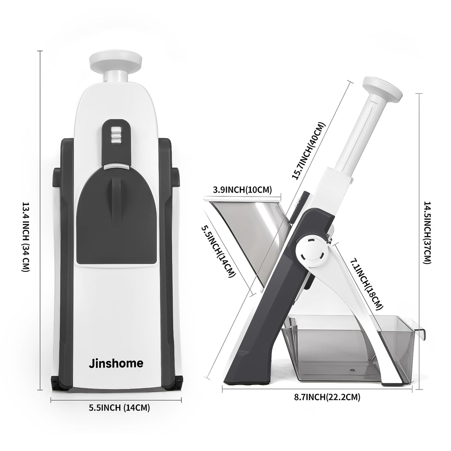 Adjustable Mandoline Slicer and Veggie Chopper