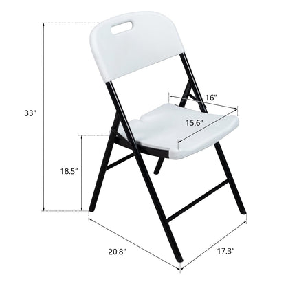 Outvita Set of 4 Foldable Outdoor Chairs