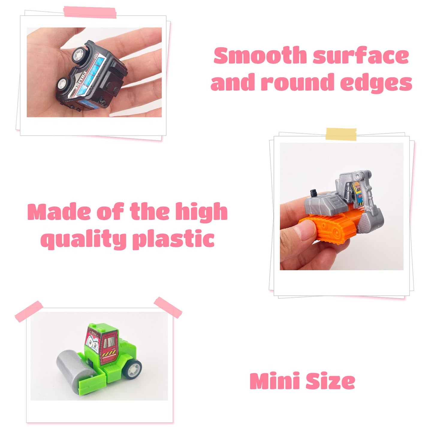 24PCS Pull Back City Cars Toy Set