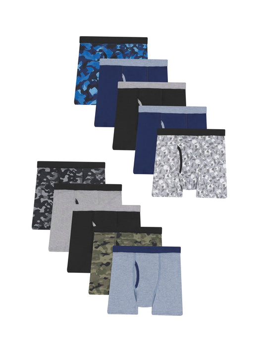 10 Pack Hanes Boys Comfort Flex Briefs
