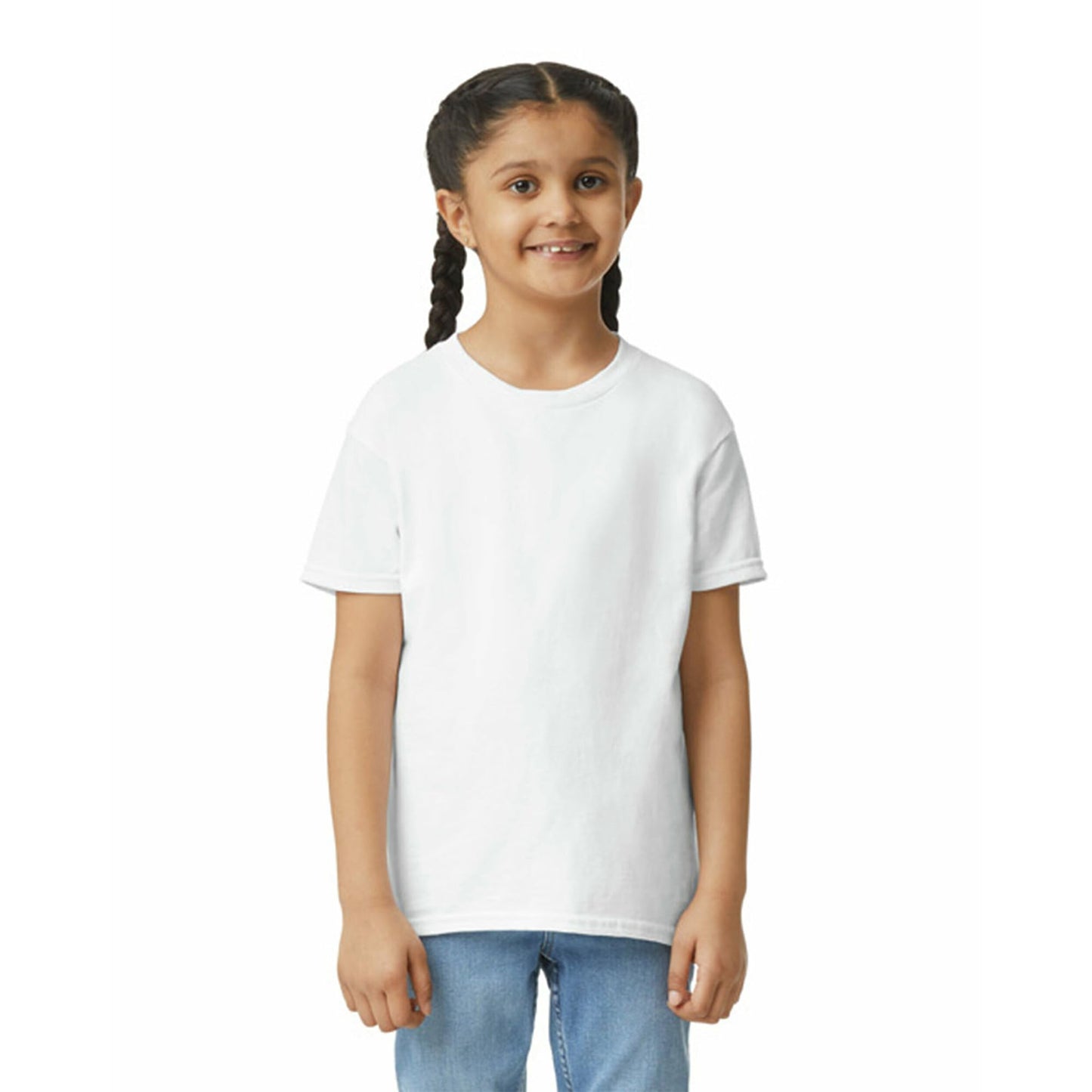 Gildan Kids' Ultra Cotton T-Shirt, Style G2000B, Multipack, White (12-Pack)