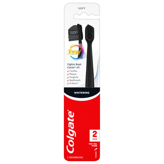 Colgate Total Whitening Soft Toothbrush 2-Pack