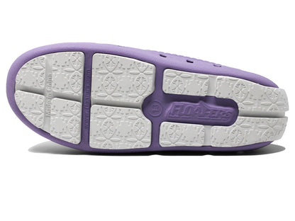 Floafers Kids Prodigy Driver (Toddler/Little Kid/Big Kid) - Loafers for Kids - Waterproof EVA Foam Upper Lavender/Bright White 9 Toddler M