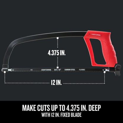 Craftsman 12-Inch Hacksaw for Precision Cutting