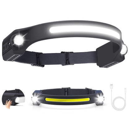 Rechargeable Headlamp with Sensor Mode - AlpsWolf