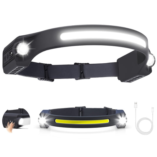 Rechargeable Headlamp with Sensor Mode - AlpsWolf