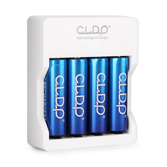4 Pack Rechargeable AA Batteries with Charger