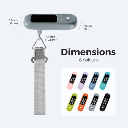 Digital Luggage Scale with LCD Display, 110 lbs