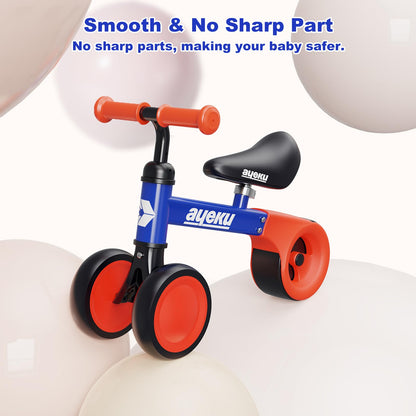 AyeKu Baby Balance Bike, Cute Toddler Bikes 12-36 Months Gifts for 1 Year Old Boy/Girl Bike to Train Baby from Standing to Running,1st First Birthday Gift