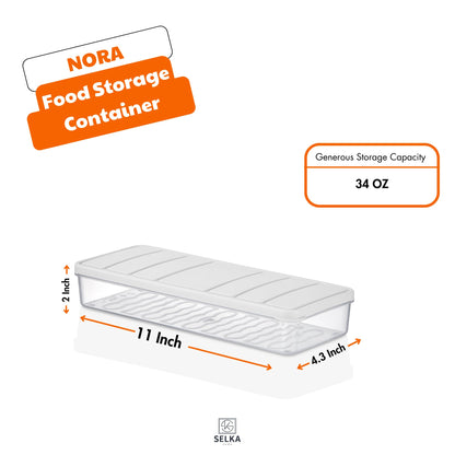 Airtight Food Storage Containers with Lids - 6 Pack