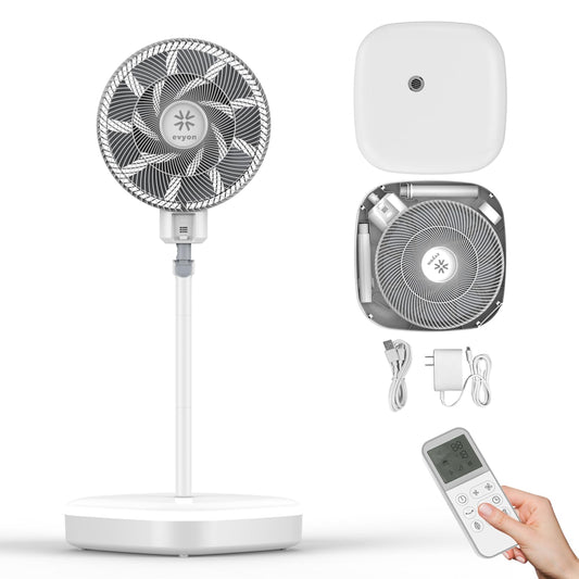 12.8" Quiet Standing Fan with Remote Control
