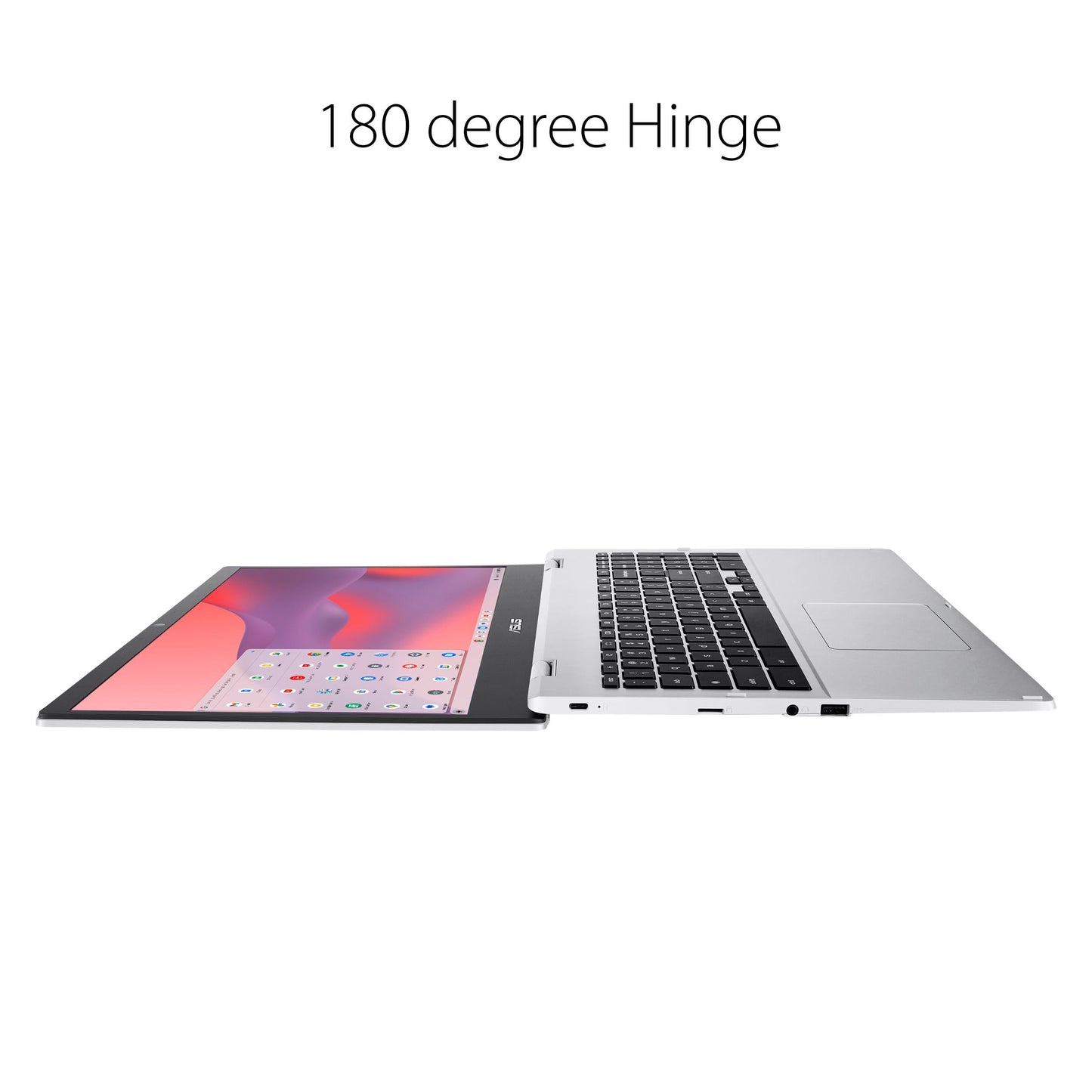 ASUS Chromebook CX1, 15.6" FHD NanoEdge Display, Intel Celeron N4500 Processor, 64GB eMMC Storage, 8GB RAM, ChromeOS, Transparent Silver, CX1500CKA-AS84F