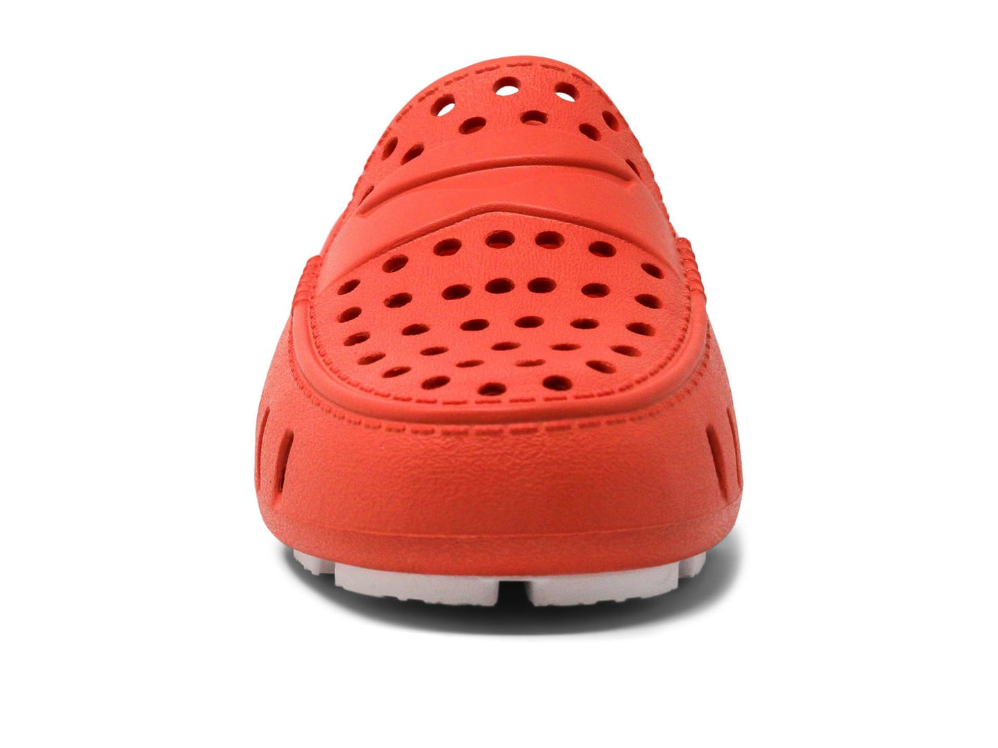 Floafers Kids Prodigy Driver (Toddler/Little Kid/Big Kid) - Loafers for Kids - Waterproof EVA Foam Upper Coral/Bright White 12 Little Kid M