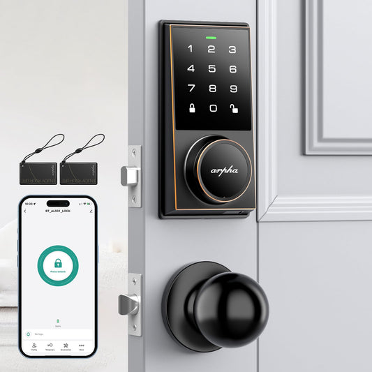 Keyless Entry Deadbolt Lock with Handle Set