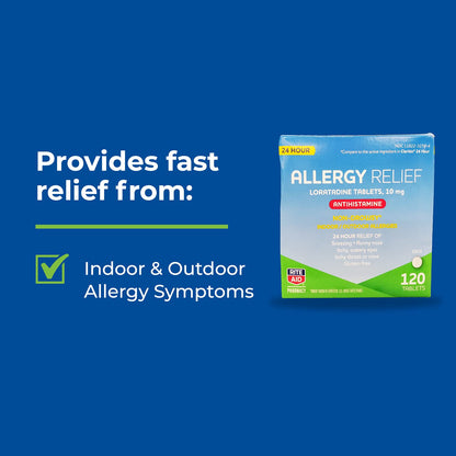 120 Count Rite Aid Allergy Relief Tablets