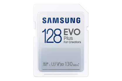 SAMSUNG 128GB EVO Plus SDXC Card UHS-I U3