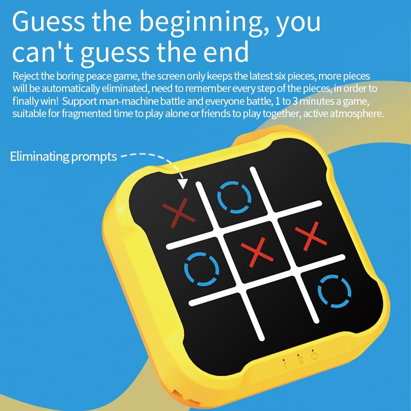 Portable Electronic Tic Tac Toe Game for Kids