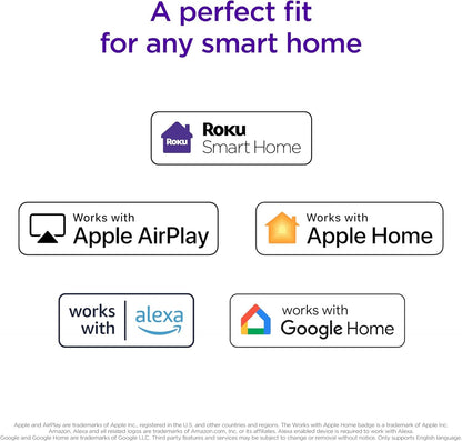 75-Inch Roku 4K QLED Smart TV with Remote