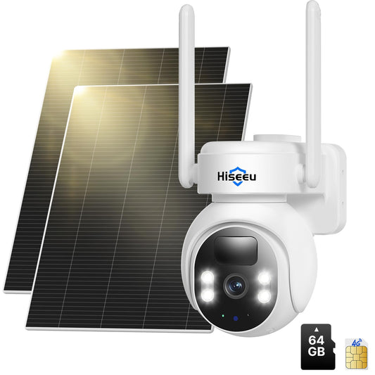 4G Solar Security Camera by Hiseeu