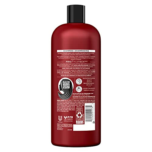 TRESemmé Shampoo Keratin Smooth 4 Count For Dry Hair Sleek Look For Up To 72 Hours 28 Oz