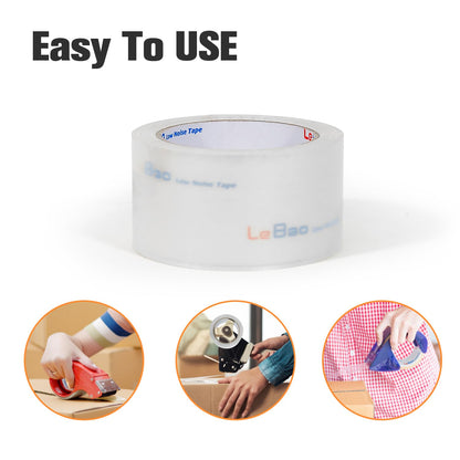 LeBao Noiseless Heavy Duty Packing Tape Rolls