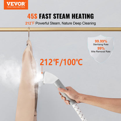VEVOR Standing Garment Steamer with Hanger
