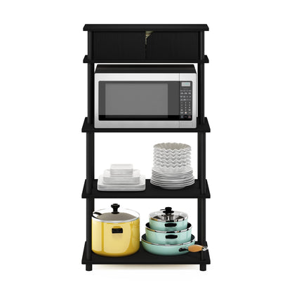 Furinno Kitchen Storage Shelf with Top Cabinet