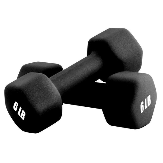 2 Pack Portzon Neoprene Dumbbells Set 1-15 LB