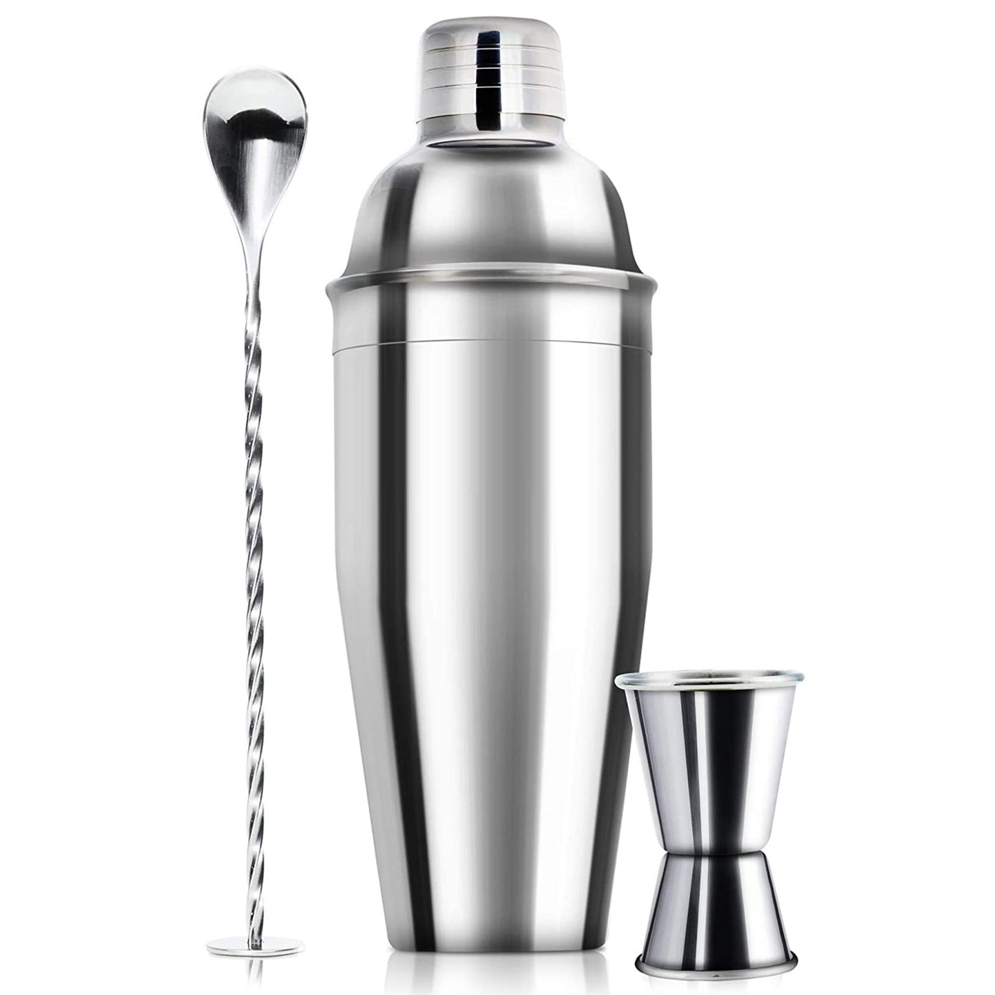24oz Stainless Steel Cocktail Shaker Set