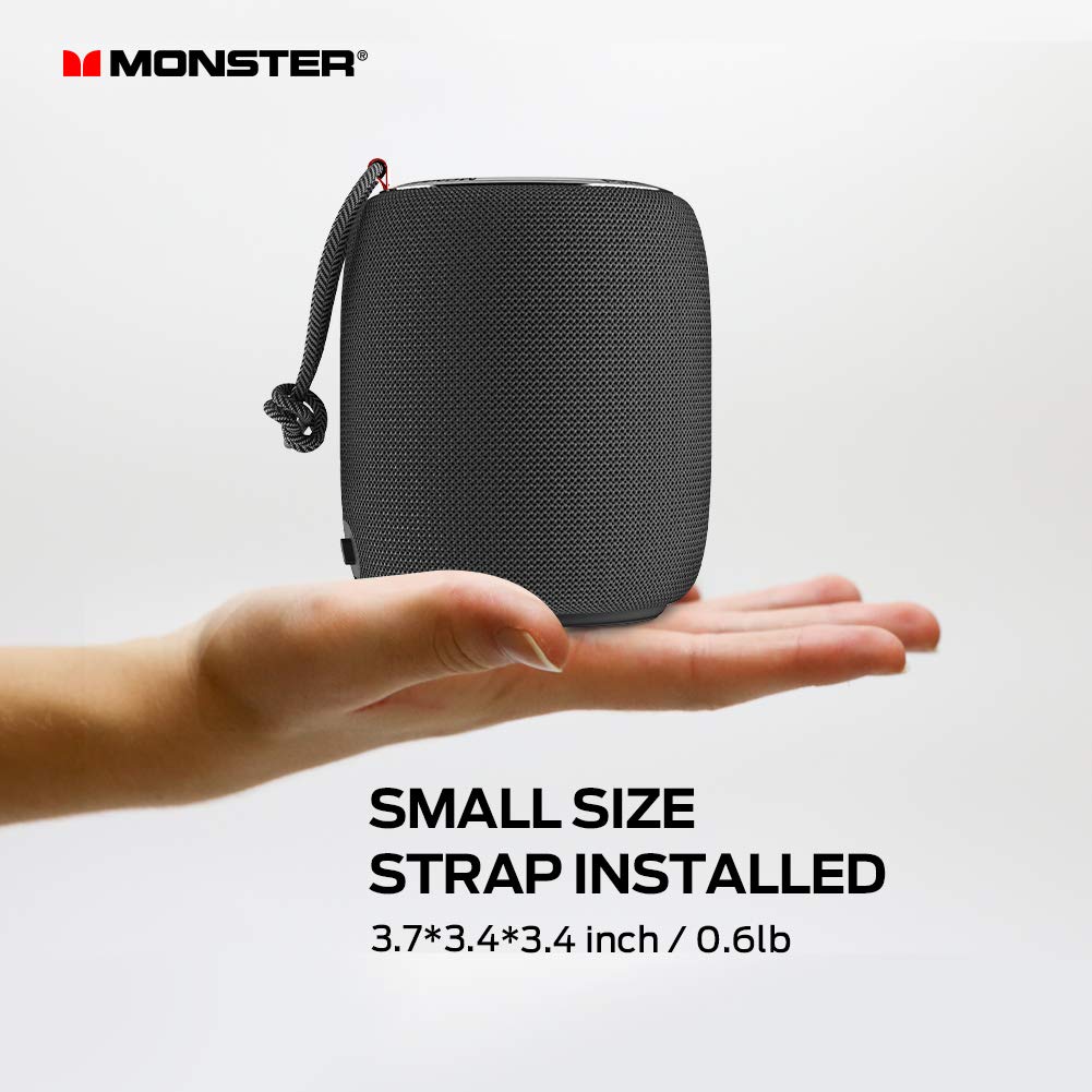 Monster Portable Bluetooth Speaker with 16H Playtime