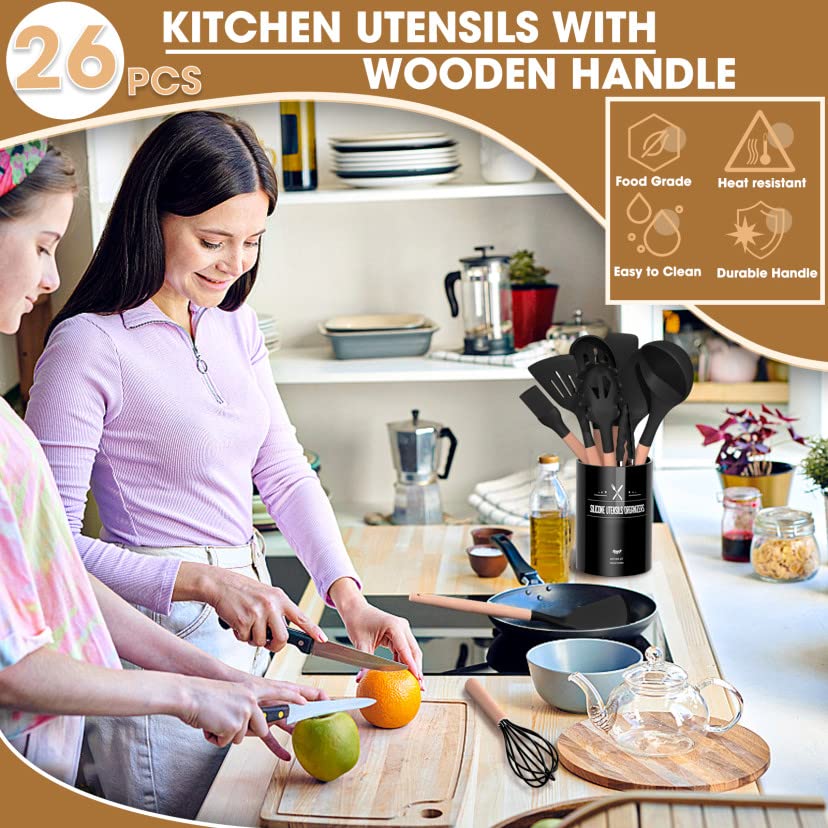 26-Piece Non-Stick Silicone Utensil Set