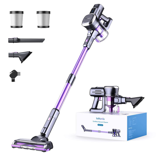 Lubluelu Cordless Vacuum Cleaner with 50min Runtime