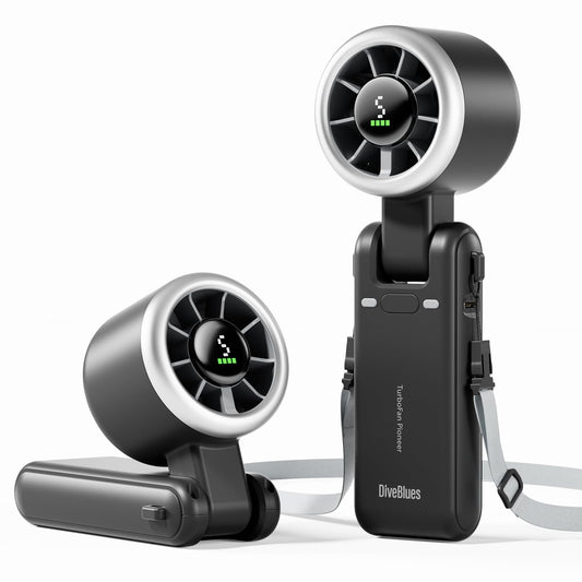 Portable Handheld Turbo Fan by Diveblues