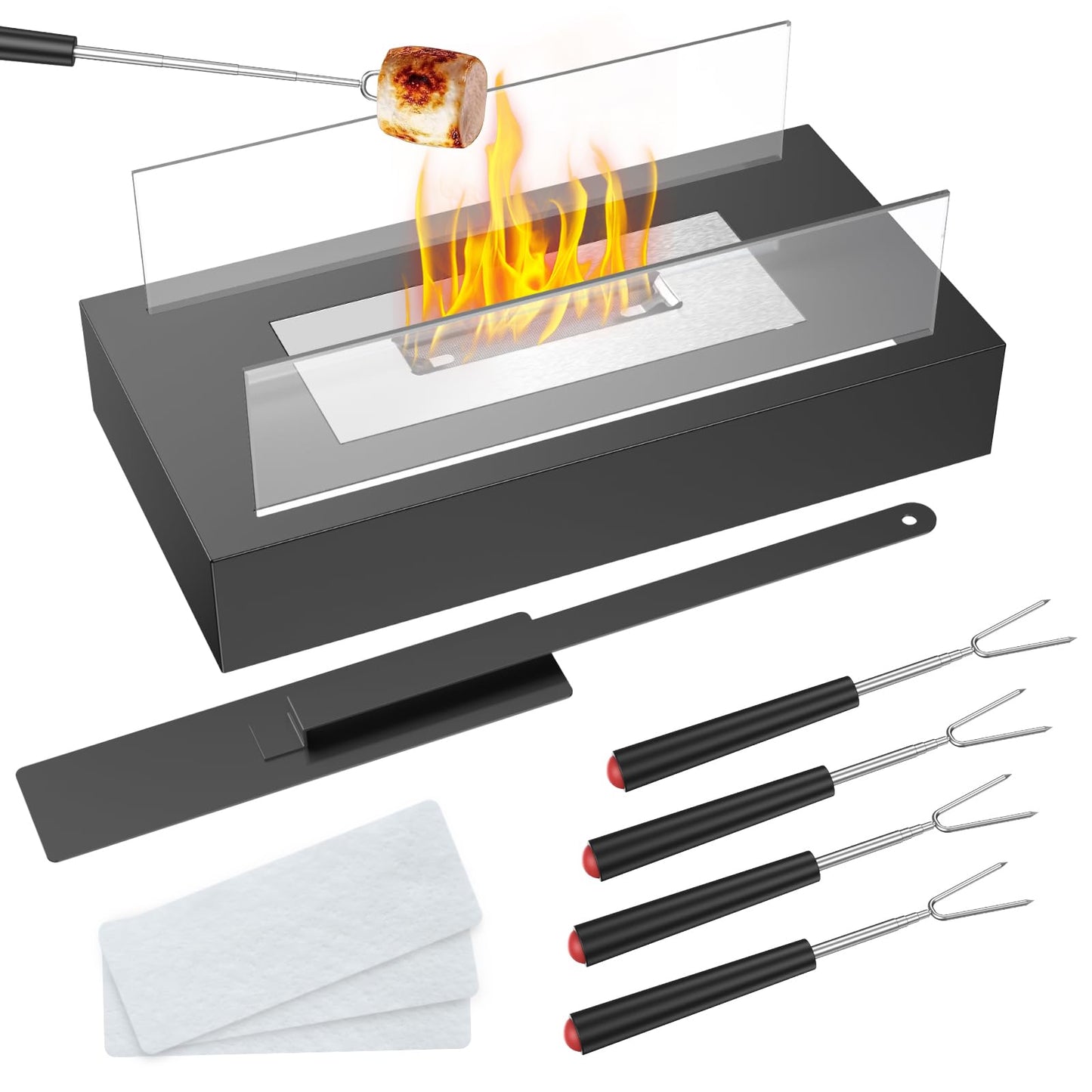 Tabletop Fire Pit - Portable Indoor/Outdoor Fireplace