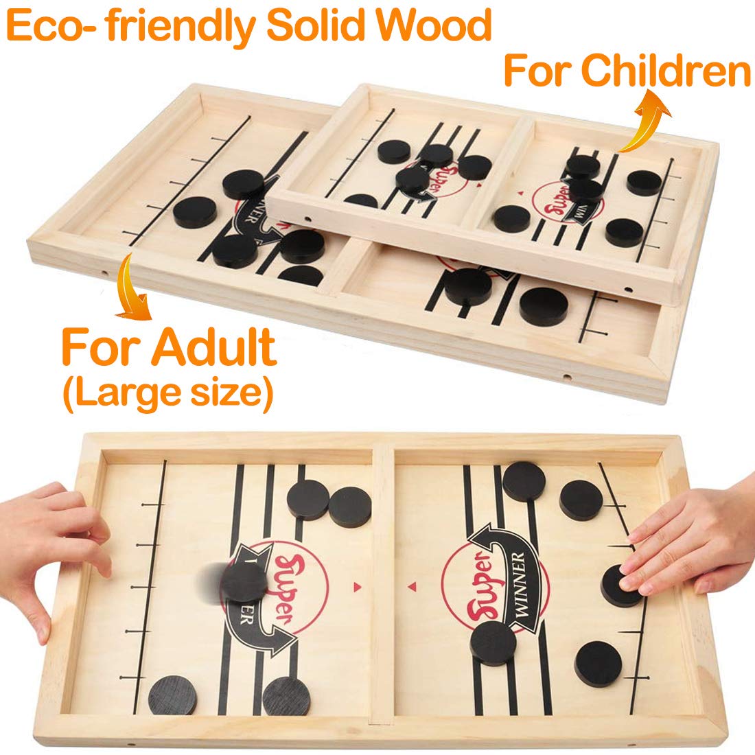Fast Sling Puck Game for Kids and Adults