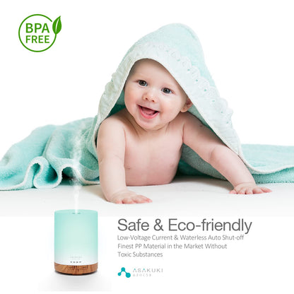 ASAKUKI 300ML Essential Oil Aroma Diffuser