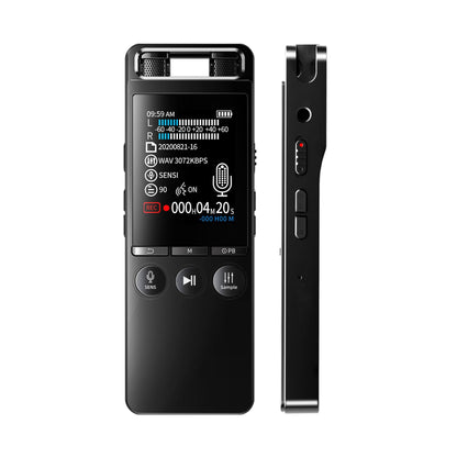 80GB Portable Voice Recorder with Dual Mic