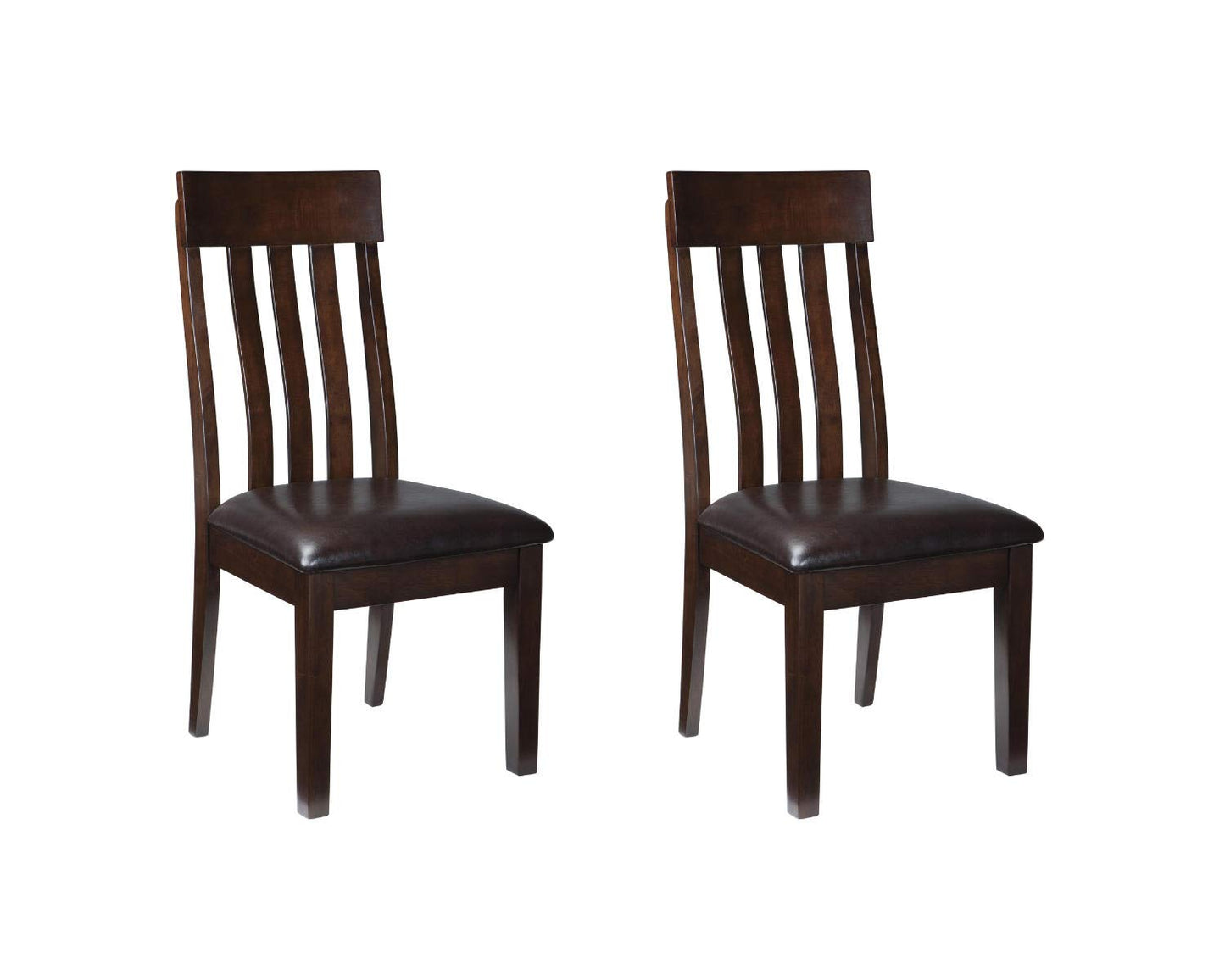 Ashley Haddigan Faux Leather Dining Chairs, 2 Count