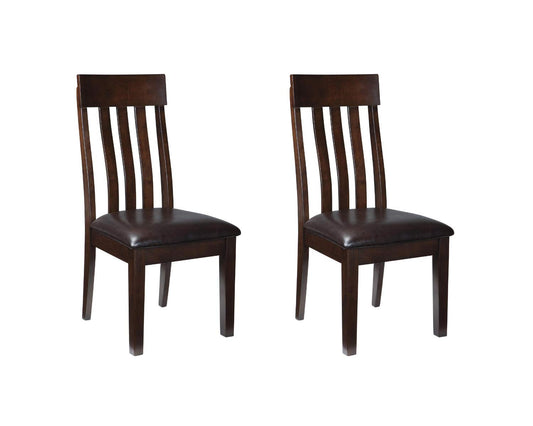 Ashley Haddigan Faux Leather Dining Chairs, 2 Count