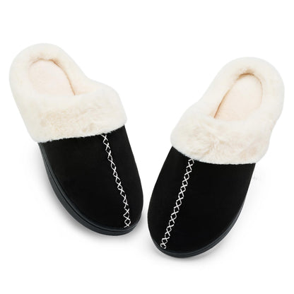 Memory Foam Slippers for Women, Non-Slip, Indoor/Outdoor