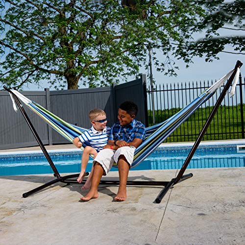 Vivere UHSDO9-24 Hammock, Oasis with Charcoal Frame