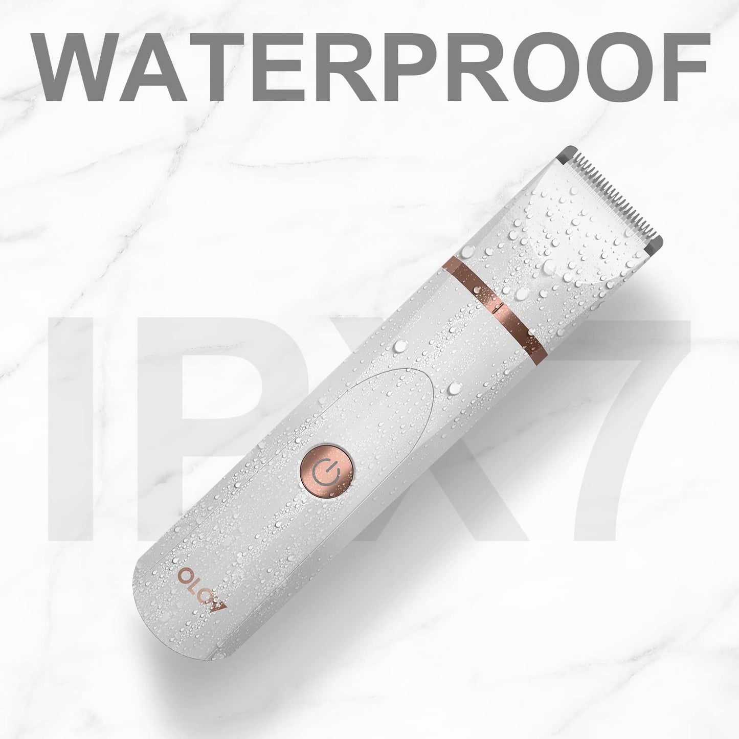 OLOV Waterproof Body Hair Trimmer for Men & Women