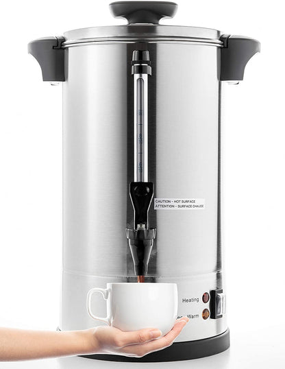 SYBO 100-Cup Stainless Steel Coffee Maker Urn
