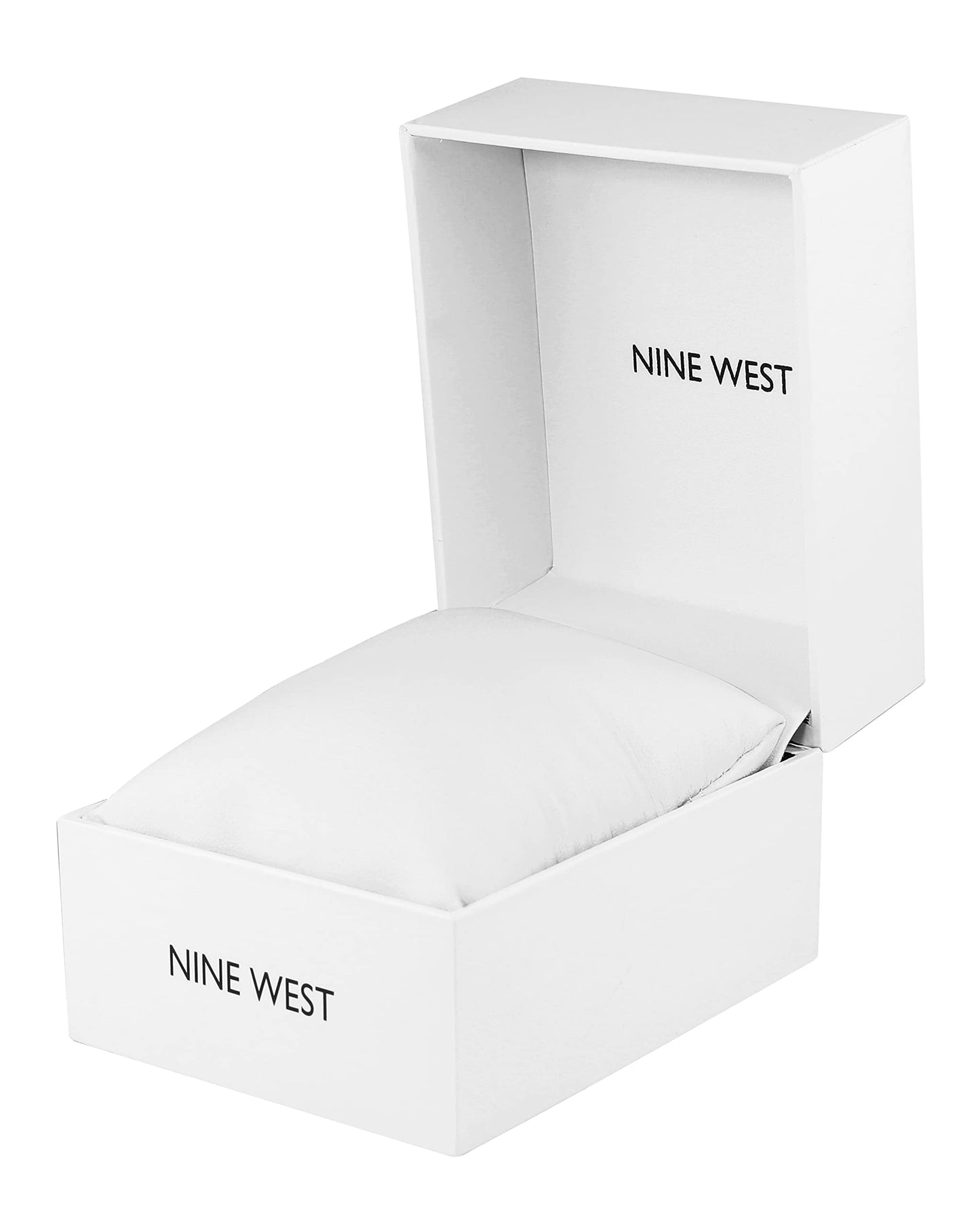 Nine West Gold-Tone Tan Strap Watch