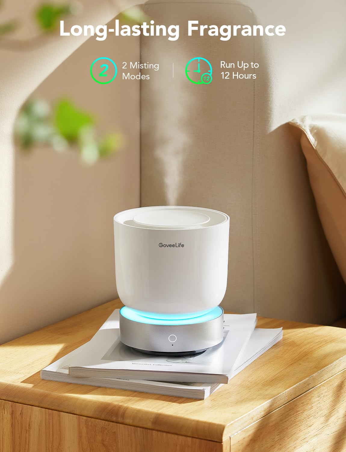 GoveeLife Smart Essential Oil Diffuser with Alexa