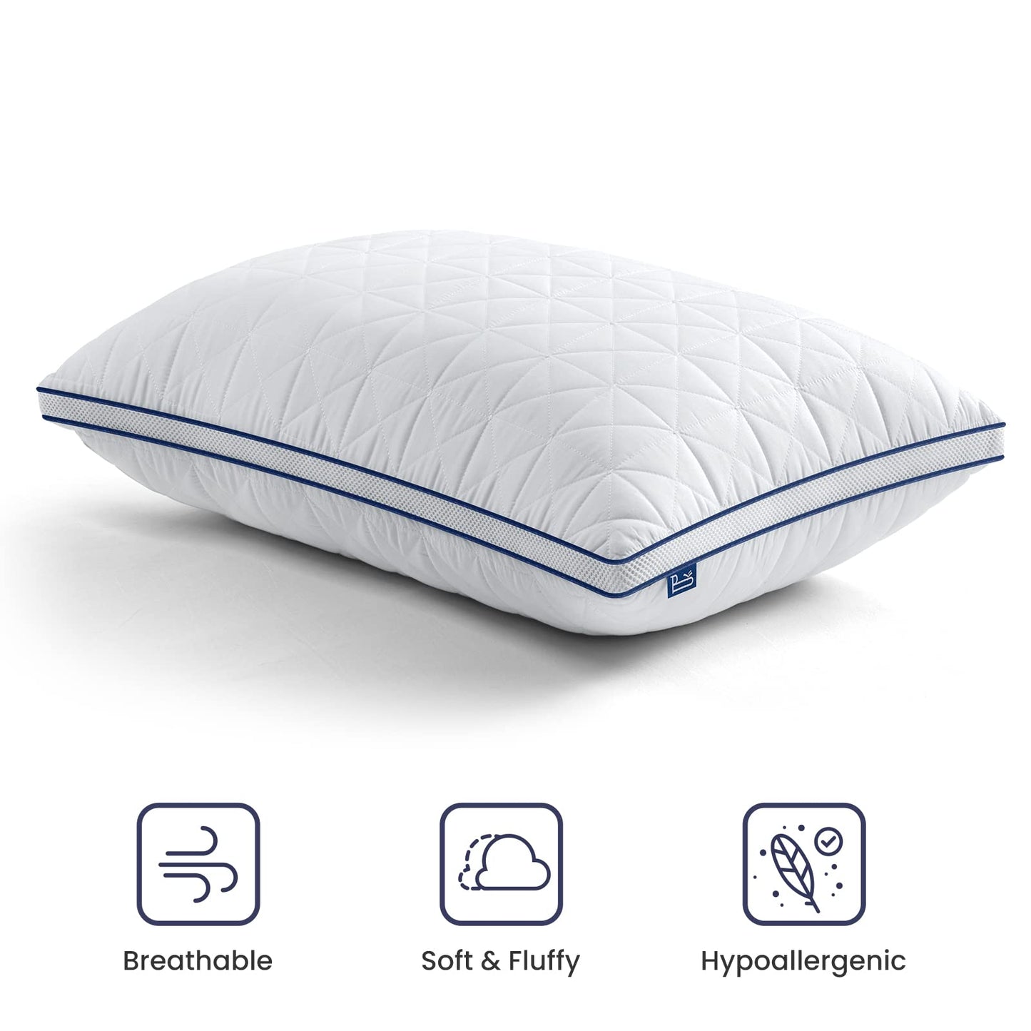 2 Pack BedStory Cooling Bed Pillows for Sleepers