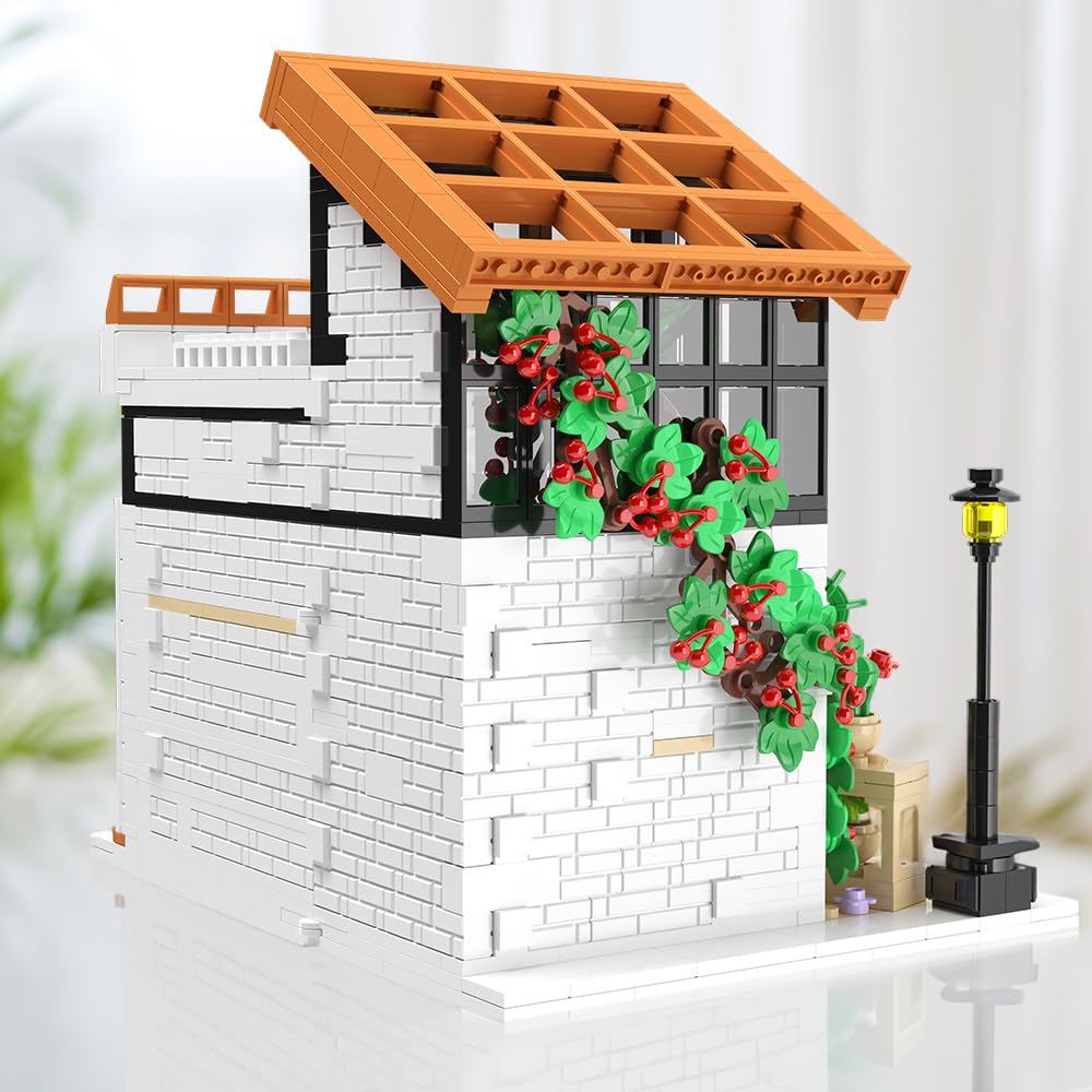 City Cafe Modular Building Toy Set with LED