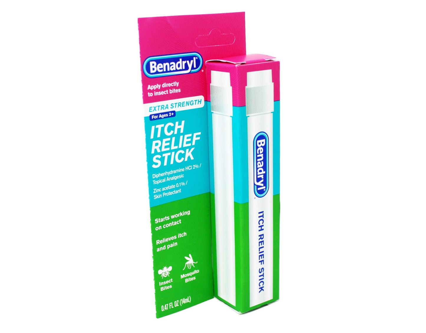 Benadryl Extra Strength Itch Relief Stick 0.47 oz